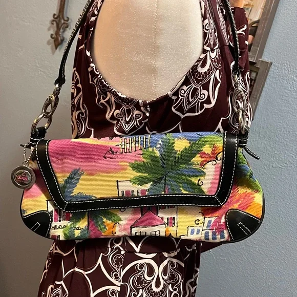 The Sak Bags The Sak Pink Label Colorful Canvas Leather Trim